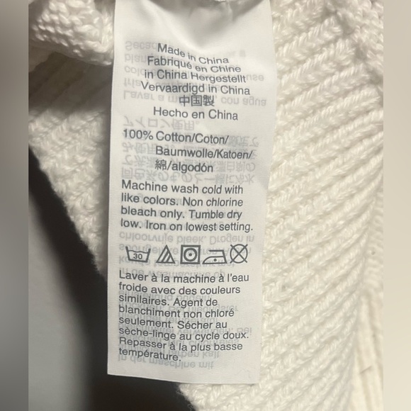 J. Crew White Textured Crew Neck Sweater - Picture 4 of 4